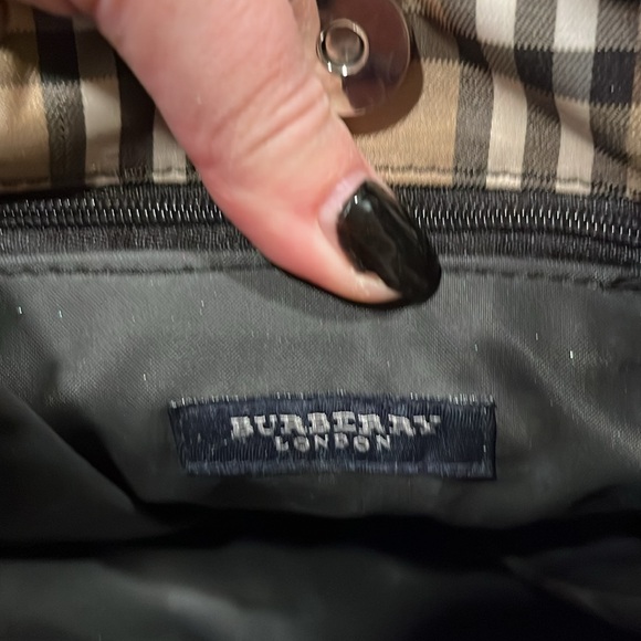 Burberry Nova Check Nylon Small Tote - Picture 8 of 9